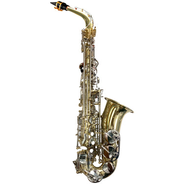 Sax Alto Silvertone Mib Combinado Laq/niq C/est, Slsx011